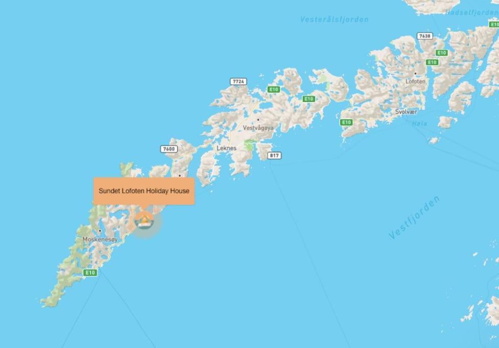 Sundet Lofoten Holiday House Villa Sund  Екстериор снимка